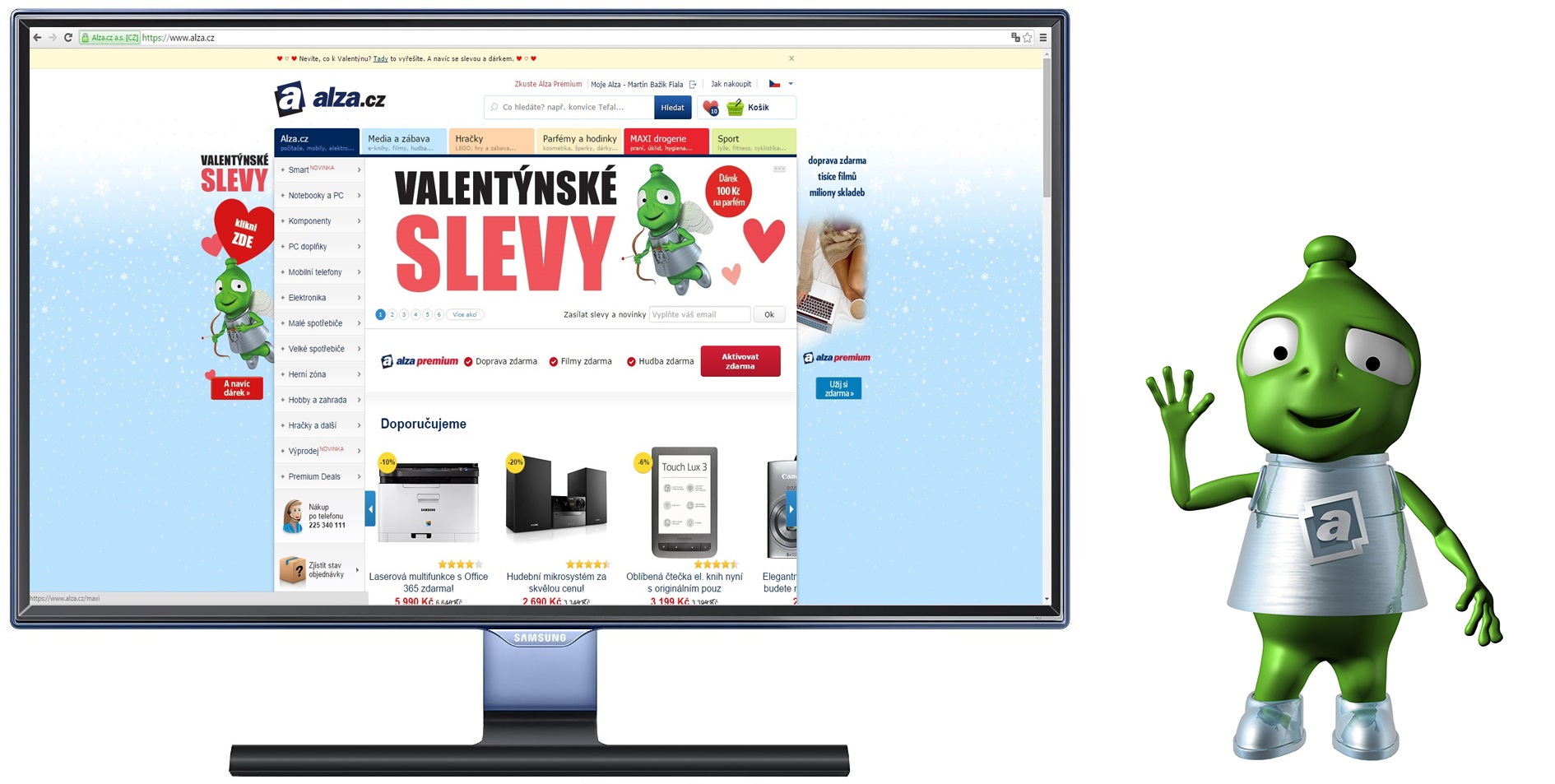 Lednové a únorové novinky na Alze